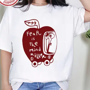 Fear Is The Mind Killer Design T-Shirt, Aesthetic Sandworm Premium Shirt, Wormy Dune Tshirt, aesthetic Shirt, trending Tee Classic Cotton
