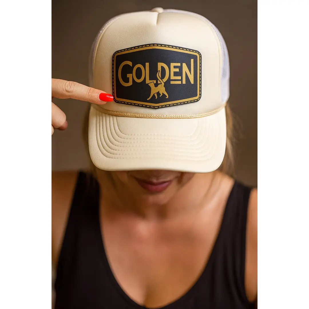 Cream Trucker Hat