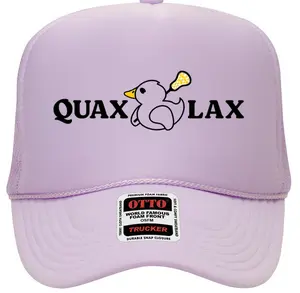 Quax in Front Foam Trucker Hat* Purple