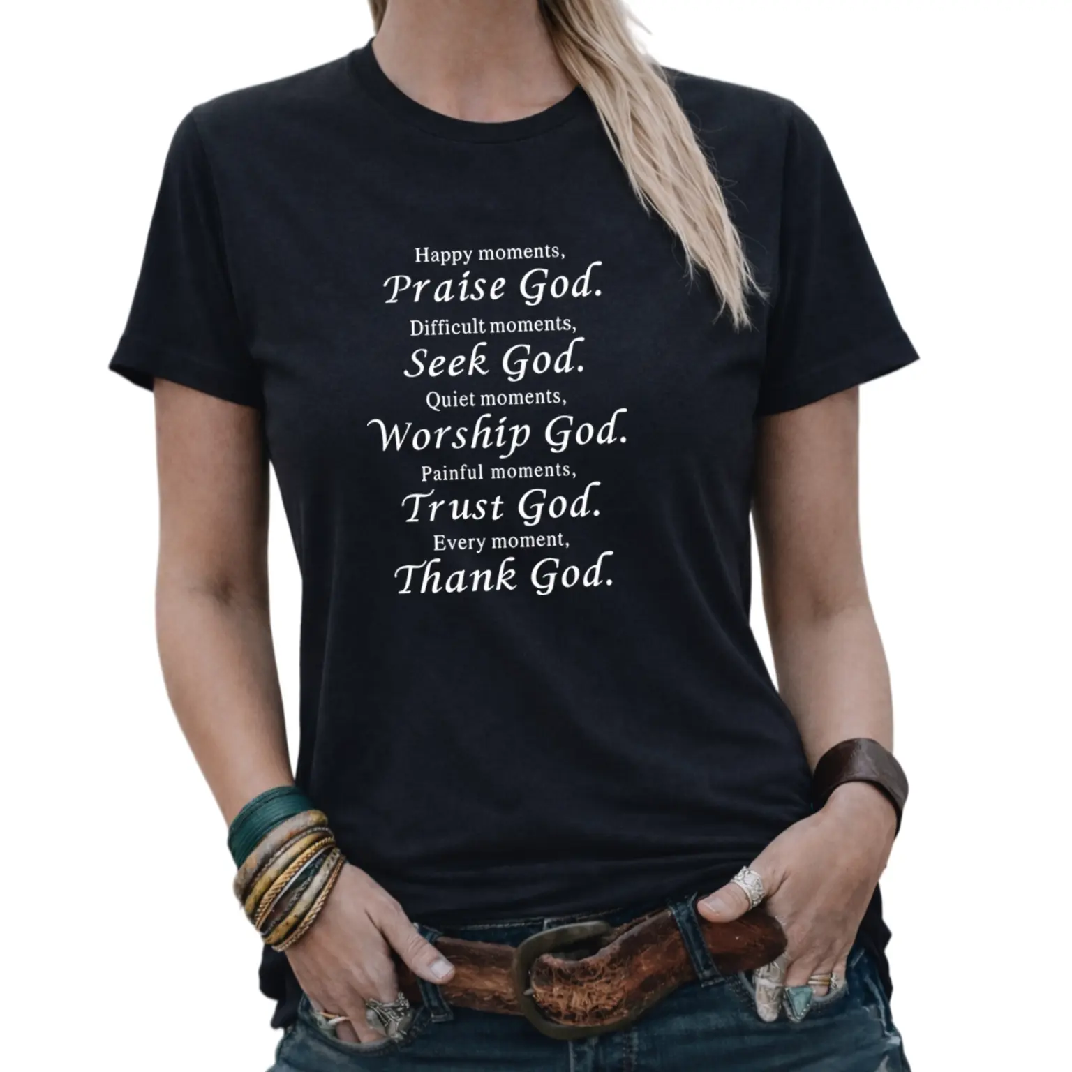 Thanks God Fashion Shirts for Men/Women; Christian Short Sleeve; Faith Shirts; God T-shirts; Unisex Jesus Shirts; Gifts for Chri