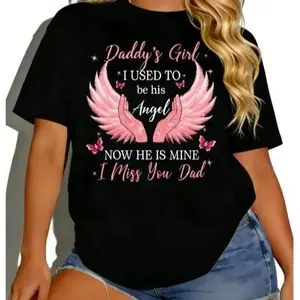 Memorial Gift Tee | Perfect Gift for Daddy's Girls, Grief Support & Remembrance Fans