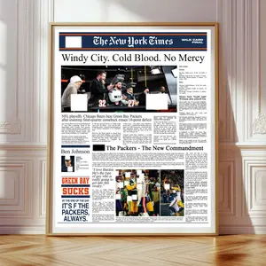 The Wall Poster Newspaper 2026, Sports Fan Wall Newspaper, Gift For Fans or Men & Women