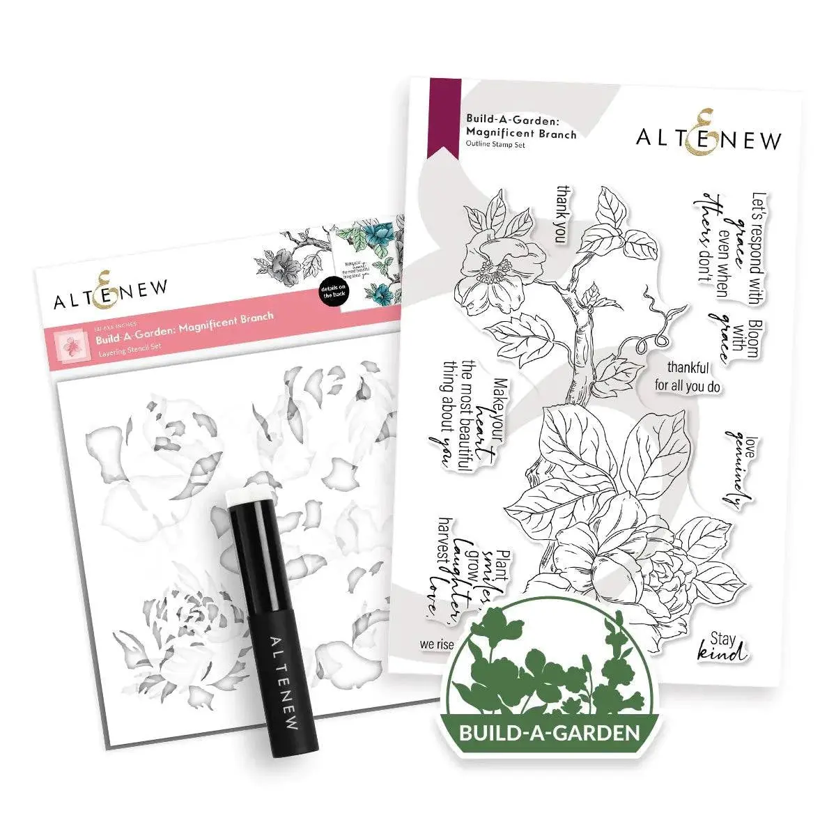 Build-A-Garden: Magnificent Branch Stamp Set
