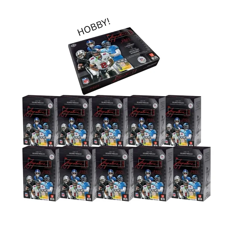 #314 2025 Football Team Break 11 BOX 2025 1x Topps Signature HOBBY Box + 10x Topps Signature Blasters! - 2 AUTOGRAPHS!