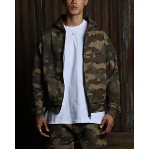 American Thrift Zip Hoodie Camo
