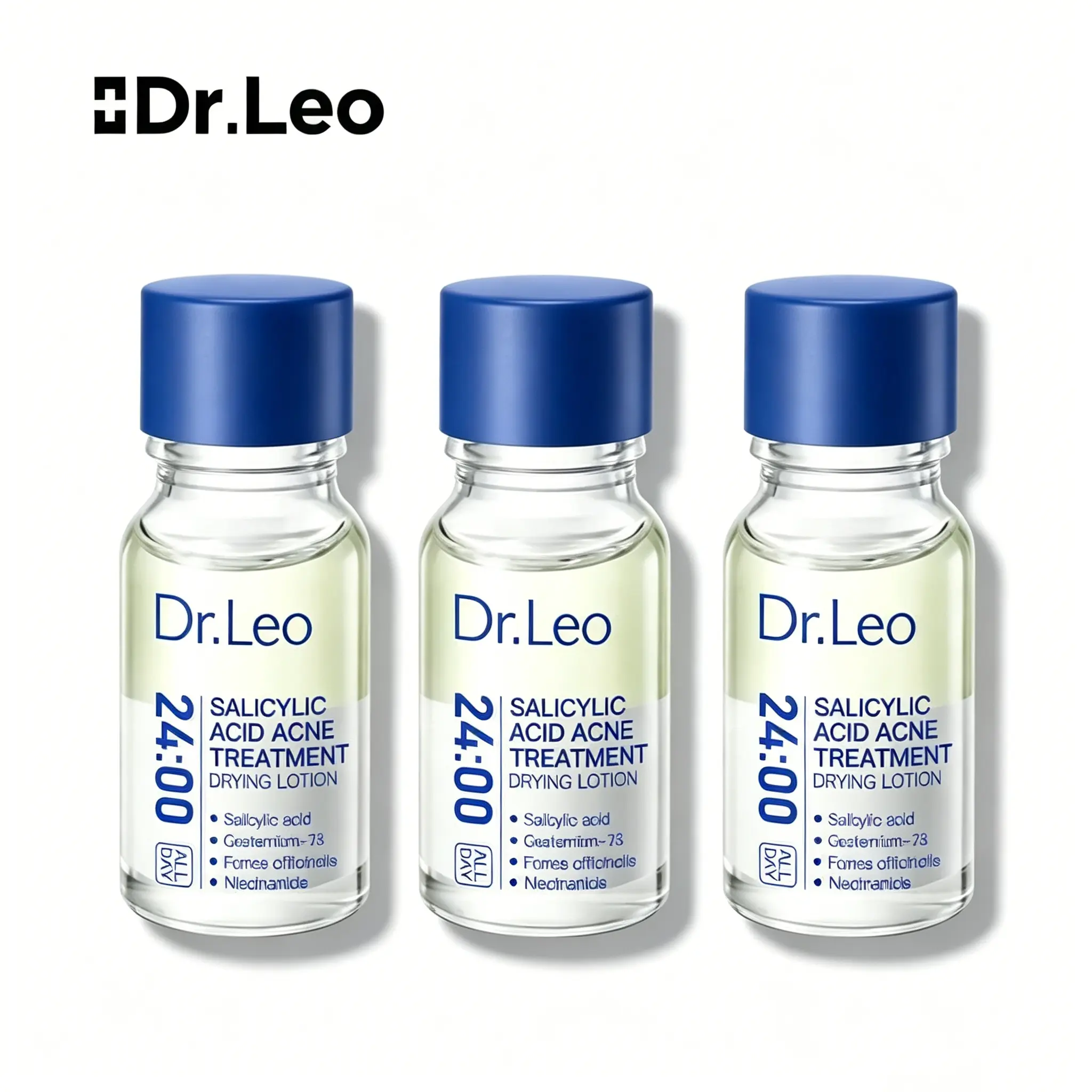 3PCS Dr.Leo 24H Facial Serum Drying Lotion | Salicylic Acid + Sulfur + Niacinamide | Viral Product | Skin Soothing, Post-Skin Care & Daily Skin Relief