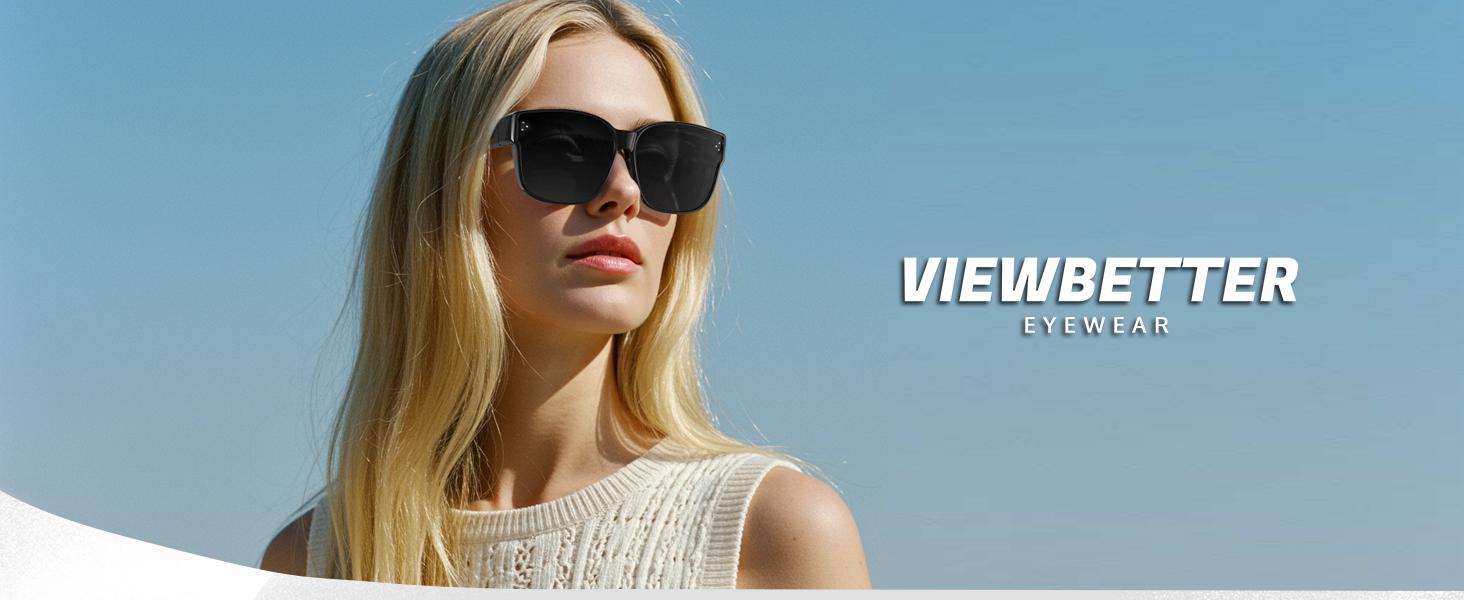 FitOver Sunglasses Over Prescription Glasses for Women Men Polarized Fit Over Shade with UV Protection SG3092