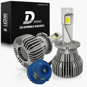 D4S D2R LED Headlight Bulbs High Low Beam Conversion Kit HID TO LED White