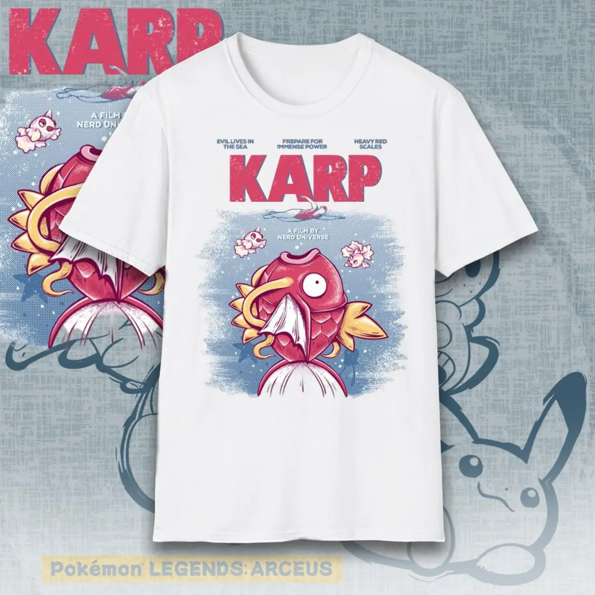 Magikarp Tee, Magikarp T-Shirt, Graphic Tees, Unisex Anime Shirt, Gym Shirt Menswear Womenswear Streetwear