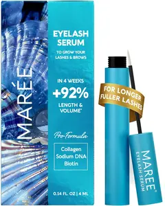 Eyelash Serum To Grow Lashes & Brows MAREE - Eye Lash Serum for Growth Without Prostaglandin - 0.14 FL OZ