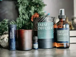 Lavender Lover Gift Set - Volcanic Stone Diffuser, Lavender Floral Water, Lavender Essential Oil