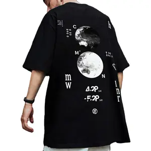 XYXIONGMAO Casual Sports Short-Sleeved T-Shirt Loose Cotton Japanese Streetwear Hip Hop Unisex Graphic Tees Shirts for Men