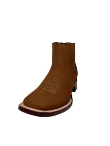 Wild West Men’s Nobuk Chedron Wide Square Toe Short Boot