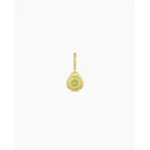 gorjana – Birthstone Parker Charm – 18K Gold-Plated Clip-On Charm with Genuine Gemstone – Personalized, Meaningful & Stackable