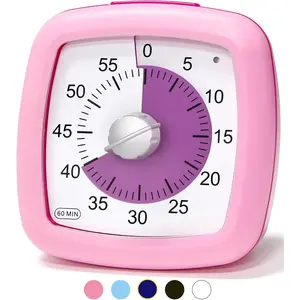 60-Minute Visual Timer, Silent Study Timer for  and Adults, Time Clocks, Time Management Countdown Timer for Teaching ()
