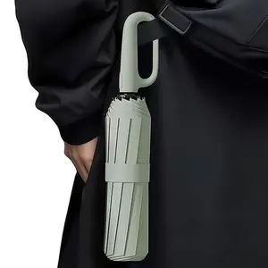 Fully Automatic Large Umbrella Suitable for - Automatic Open/Close, Storm-Resistant & Sun Umbrella with, Large Canopy, Compact, Dual-Purpose for Rainy & Sunny Days Automatic Open/Close Windproof Umbrella with & Automatic Deployment/Retraction System - Por