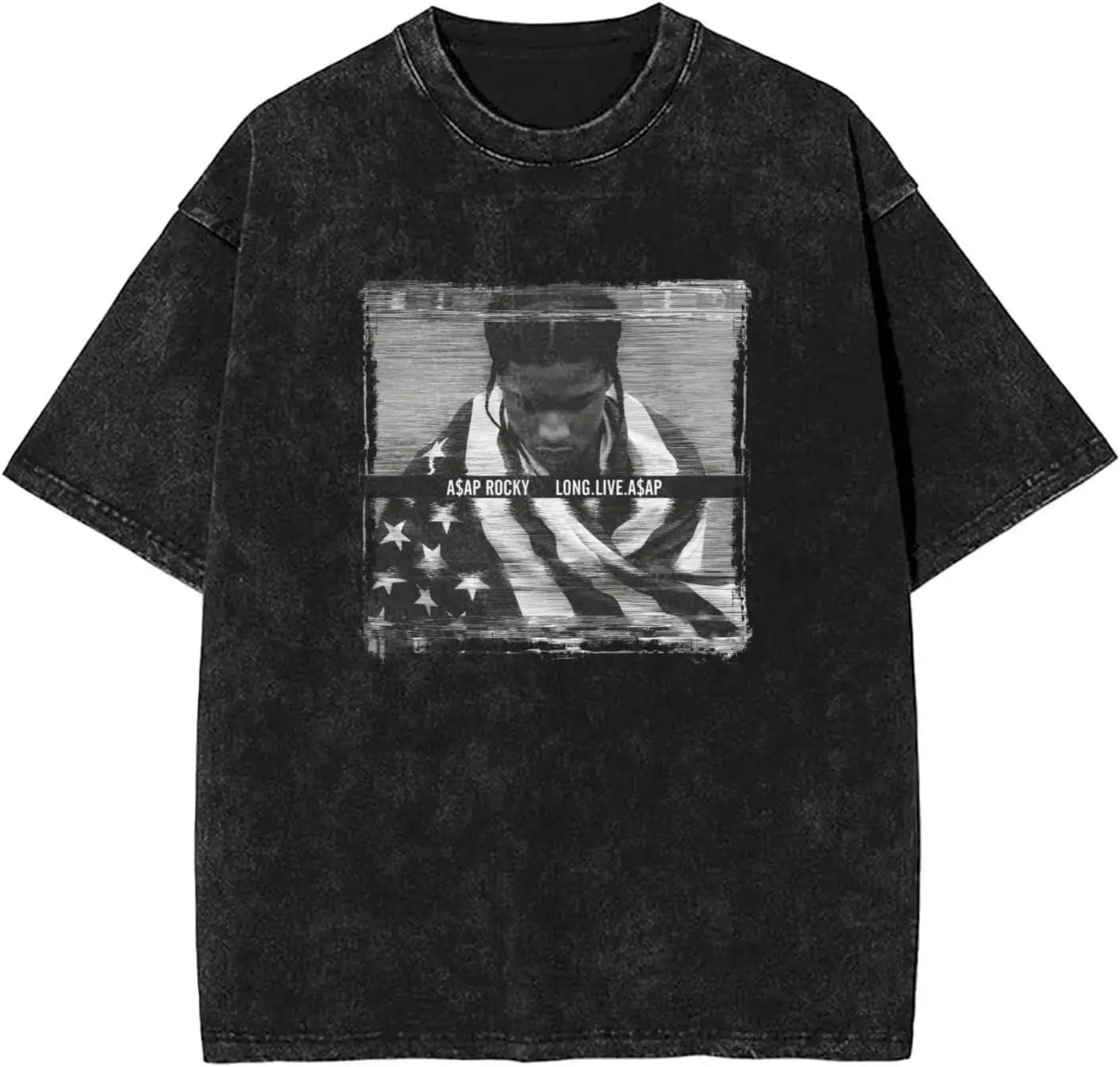 ASAP Rapper Rocky Singer Long Live ASAP Vintage T Shirt Mens 