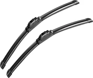 2-in-1 Waterproof Car Wipers, 24-Inch All-Season Windshield Wipers (2-Piece Set), Original Equipment Replacement