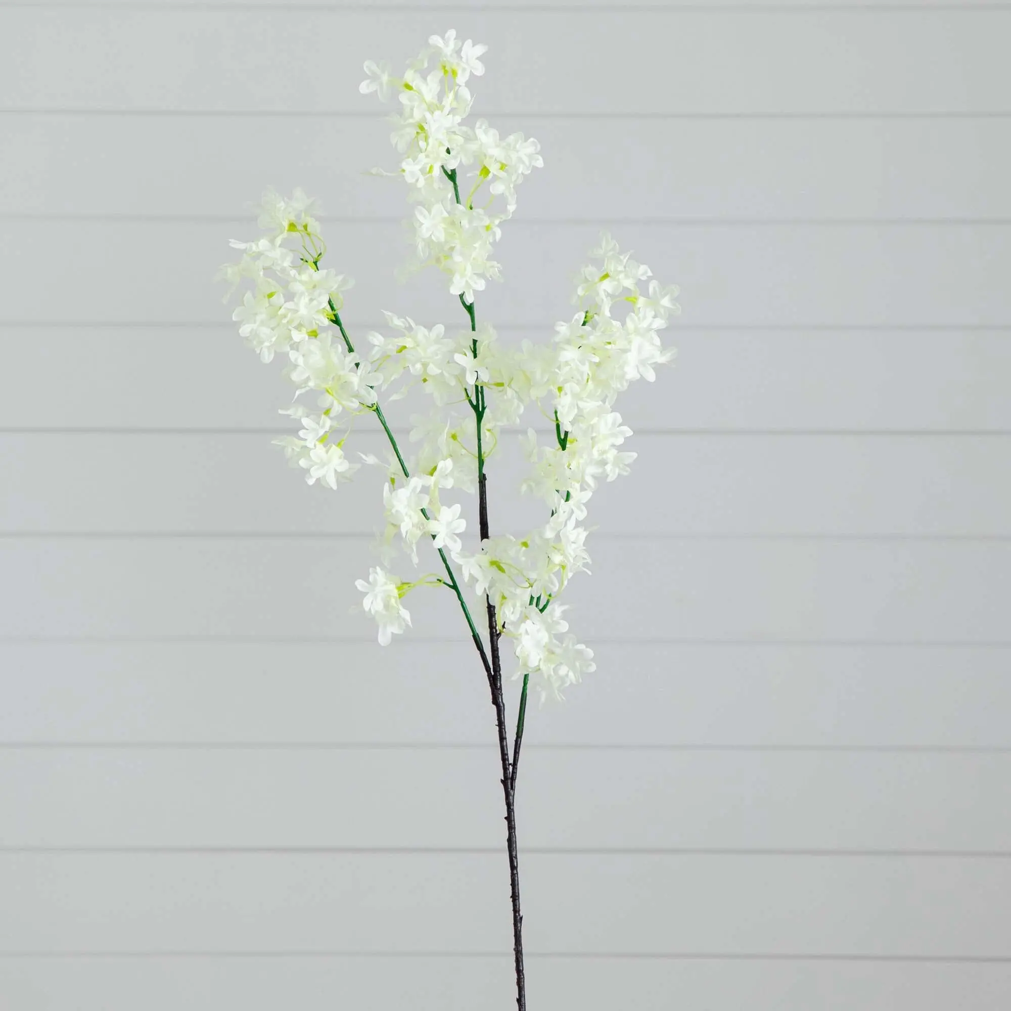 47in Realistic Wired Decorative Artificial Cherry Blossom Flowers, Set of 3, Indoor/Outdoor Home Decor Accent