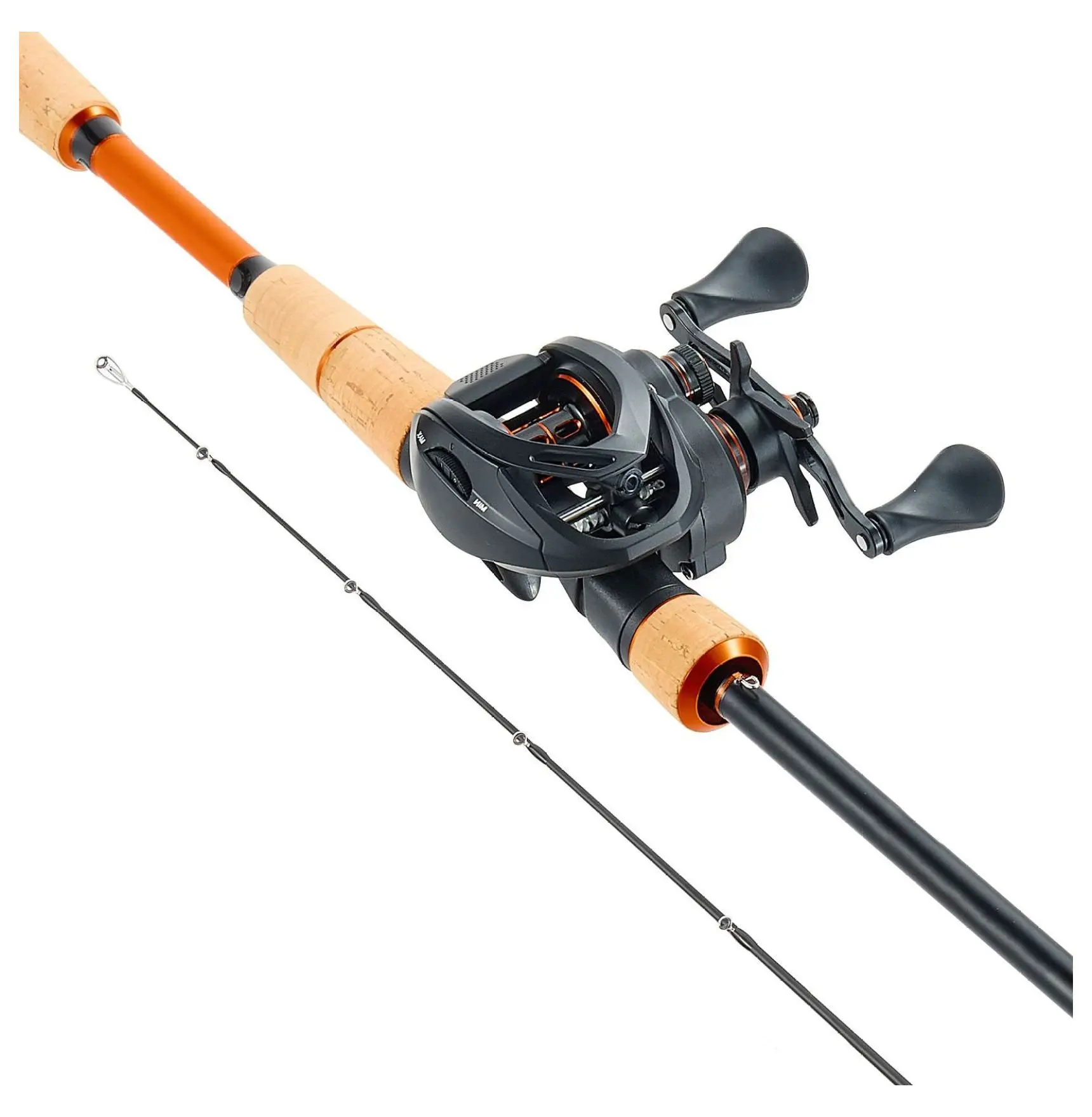 Baitcasting Rod and Reel Combo IM7 Carbon Fiber, 7.0:1 Gear Ratio, Bass Fishing Pole with 7+1 BB, Cork Handle, Fishing Rod Combo for Freshwater Default