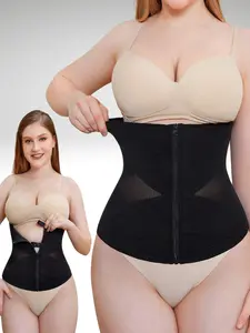 Women's Breathable Waist Trainer – Tummy Control Mesh Corset Cincher Shapewear Girdle