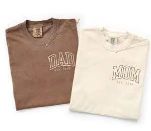 Comfort Colors Mom and Dad Est. 2026 Shirt, Daddy and Mommy Shirt, New Dad and Mom Gift, Pregnancy Reveal Tee, Trendy New Parents Top, Fathers Day, Pregnancy Reveal