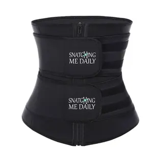 Snatching Me Daily Double Strap Waist Trainer for Effective Tummy Control and Postpartum Recovery