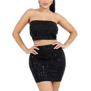 Daleyza Top - Black Strapless stylish top 90% COTTON 10 % SPANDEX. Stretchy, true to size.