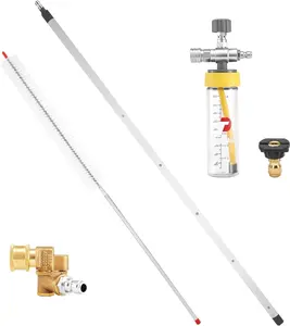 Tool Daily Radiator Cleaning Wand 40 Inch, Radiator Cleaner Wand for Water Use with Chemical Injector, Pressure Washer Cleaning Tool for Cars, Trucks, Trailers, RVs