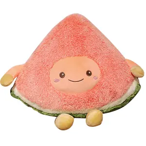 Homemade Cute Pillow Fruit Plush Toy Large Creative Watermelon Doll Stuffed Animal Cushion
