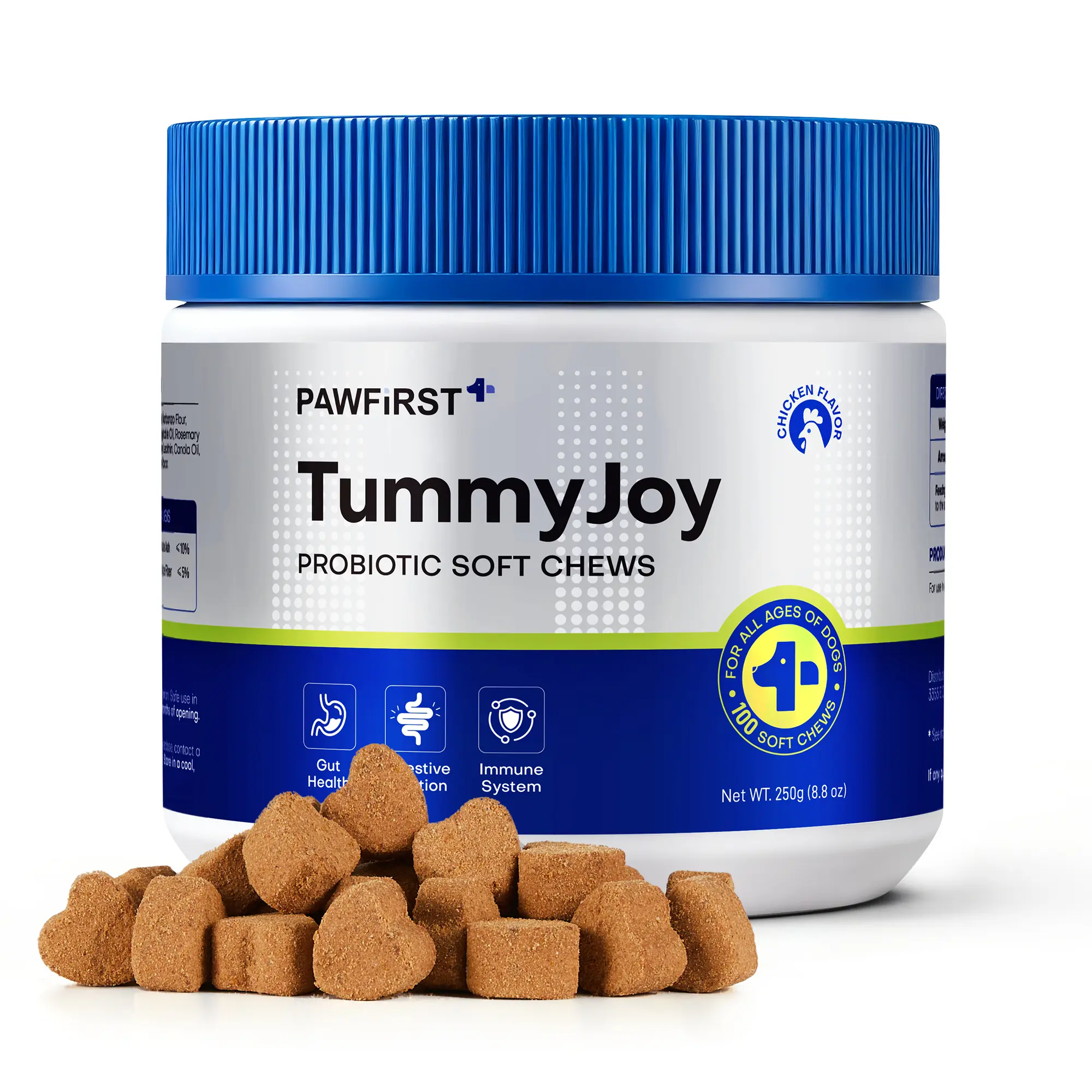 Pawfirst Probiotic Soft Chews for Dogs Support Digestive & Gut Health with Prebiotics & Enzymes for Diarrhea Relief Chicken Flavor 100ct #SummerVibes #petlovers