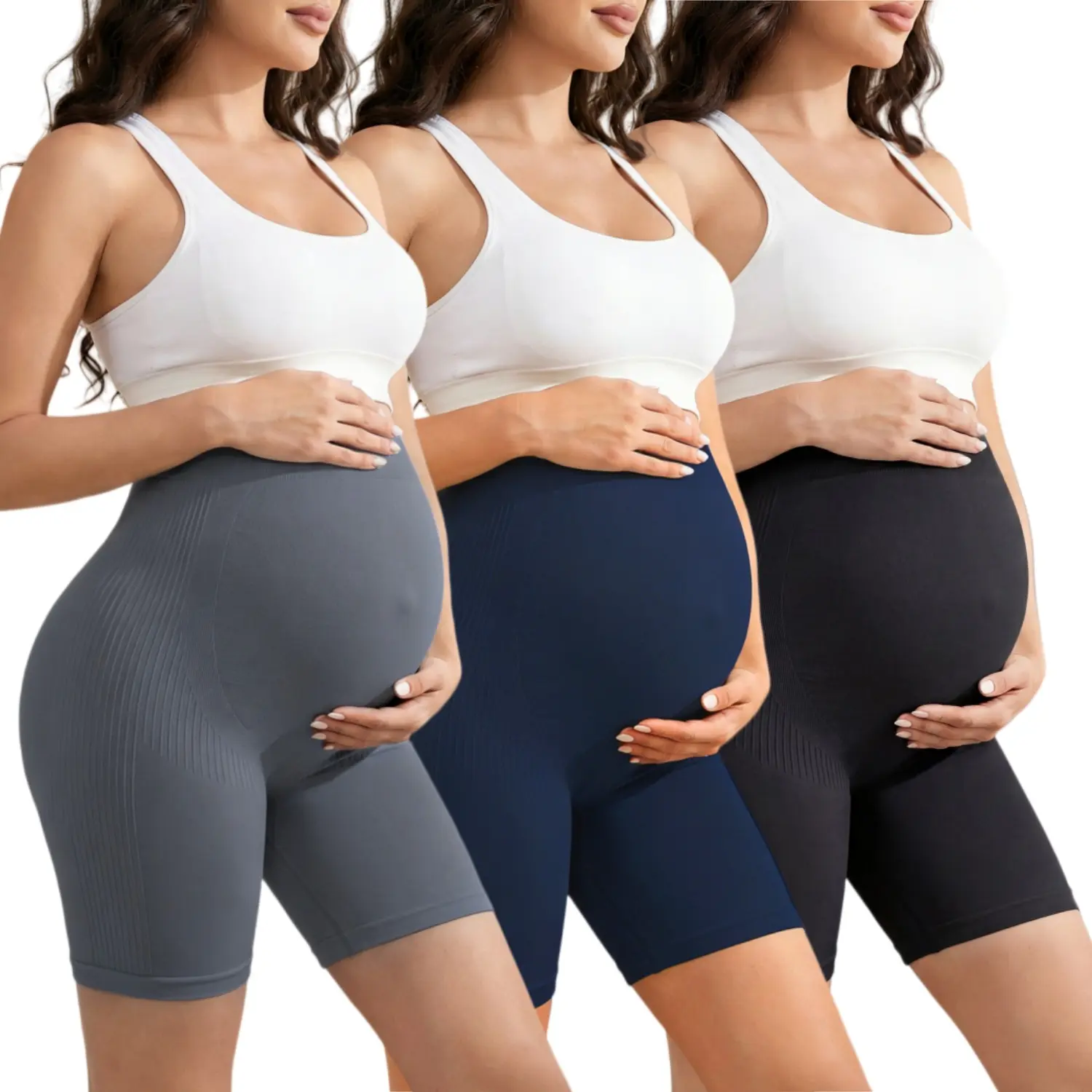 3 - Black / Dark Navy Blue / Deep Gray Blue