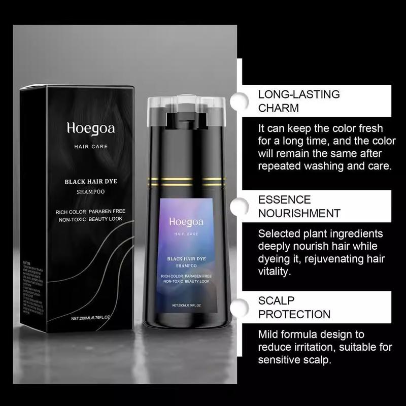Hoegoa Hair Care Shampoo Series: DIY Trendy Bright Long-Lasting Gentle Color-Enhancing Treatment for Smooth Healthy Hair