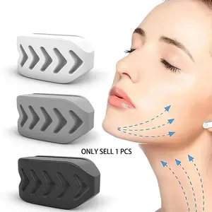 New Unisex Jaw Trainer, Strong Jaw Exercise Device, 3 Resistance Levels, Chin Reduction, Silicone Firming Pad, Facial Sculptor, Chew Enhancer