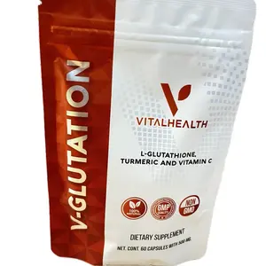 VitalHealth With Vitamin C Glutathione, Turmeric and Rose of Castile Dietary Supplement for Anti-Aging and Cell Nutrition - Edible Healthcare