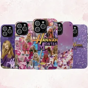 Hannah Montana Phone Case, Y2K Pop Star Fan Art Phone Case For iPhone 17 Air X 11 12 13 14 15 16 Plus Pro Max & Samsung S Series
