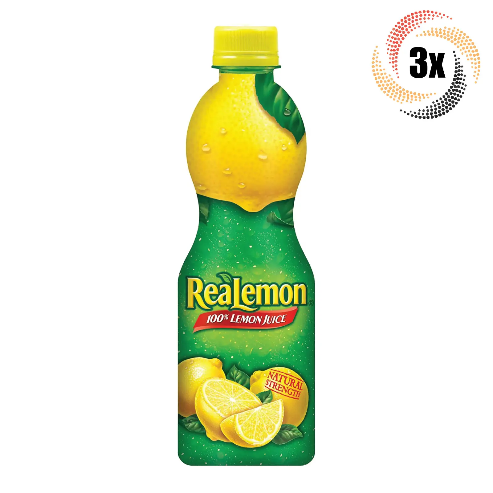 3x Bottles ReaLemon 100% Real Lemon Juice | 8 fl oz | Fast Shipping!