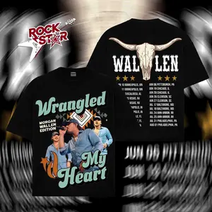 [ Rock Star ] Country Bad Boy Tees. Retro Vintage Limited Edition Mens Graphic Tees Cotton Unisex Tshirt Designer Crewneck Top M. Wallen