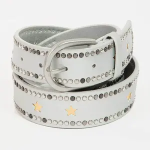 FAME STARRY STUDDED BELT