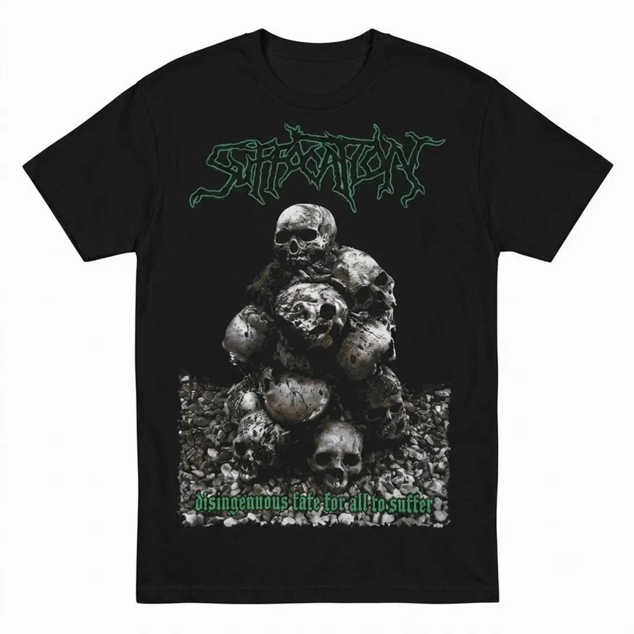 Suffocation Band Music Black T-Shirt Cotton Unisex 39J