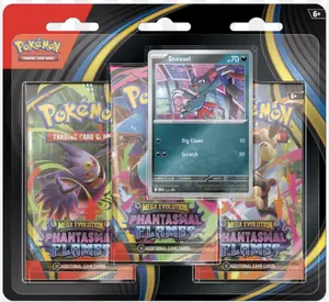 Pokemon Trading Card Game: Phantasmal Flames Three-Pack Blister
