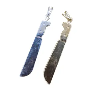 Machete baño de Plata y Oro