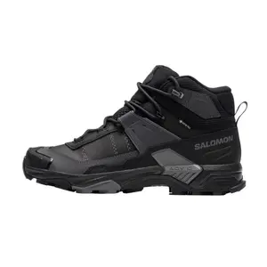 Salomon X Ultra 5 Mid GTX Hiking Boots for Men: Waterproof, Cushioned, and Breathable Trending Shoes, House White Official Shoes to Get / Maison Mihara