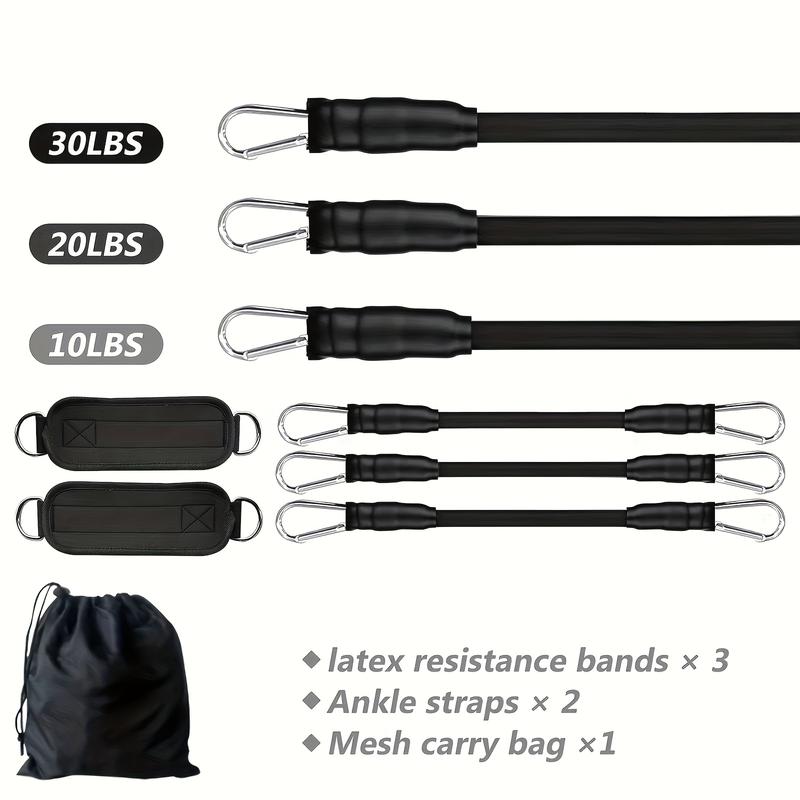 CozyYard Ankle Resistance Bands, Ankle Bands for Working Out with Cuffs, Resistance Bands for Leg Butt Training Workout Equipment for Kickbacks Hip Gluteus Training Exercises, Ankle Strap with Exercise Bands Outdoorfun Fitness