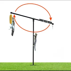 the astronaut squirrel feeder, whirl a squirrel, spinning squirrel feeder