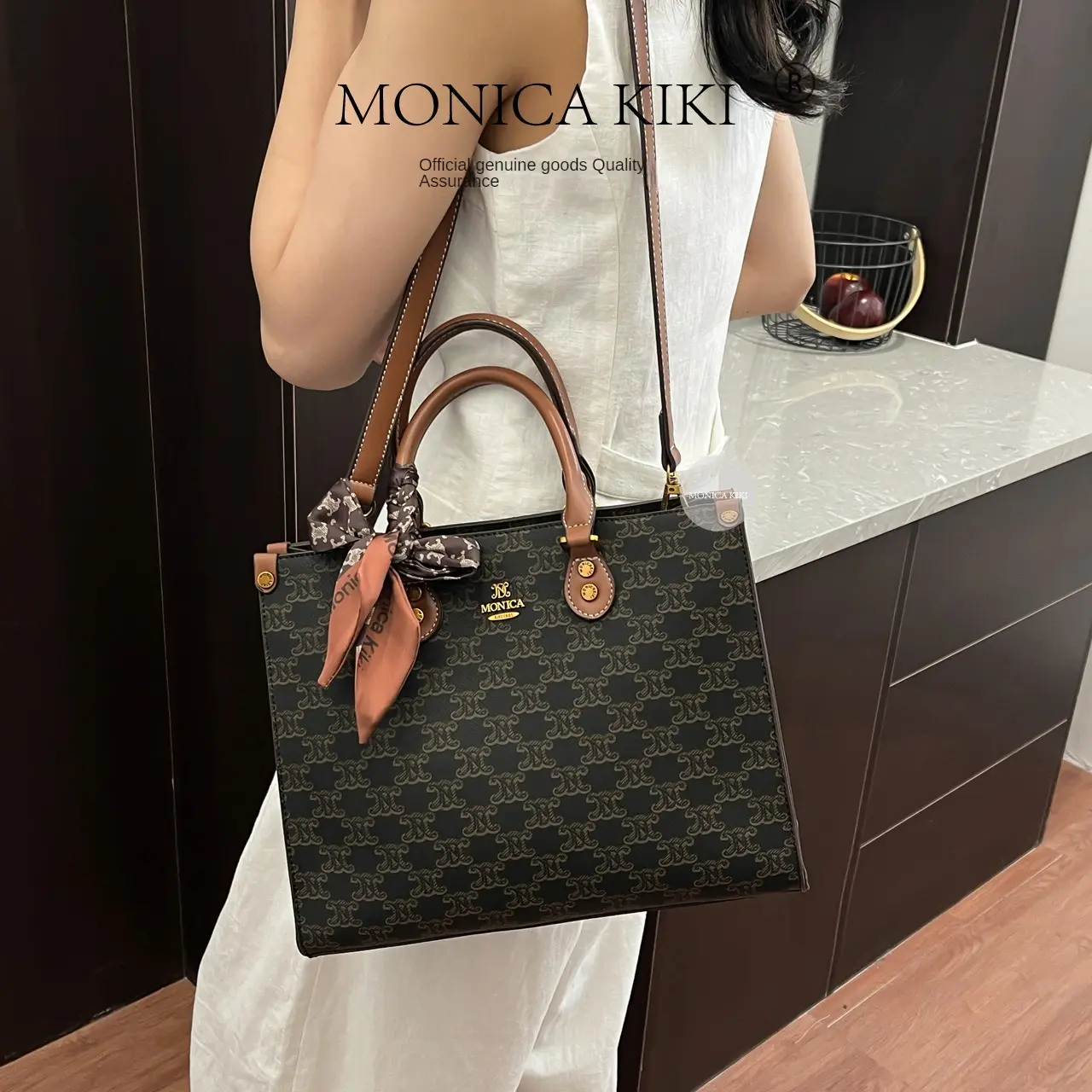 Women's Light Luxury High-End PVC Leather Crossbody Bag - 2026 New