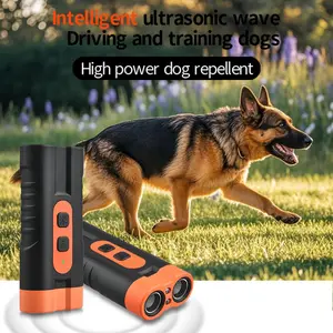 Rechargeable Sonic Dog Repeller, 1 Count Safe Sonic Frequency Transmitter, Anti Bark Device for Dogs, Professional Dog Training Tool