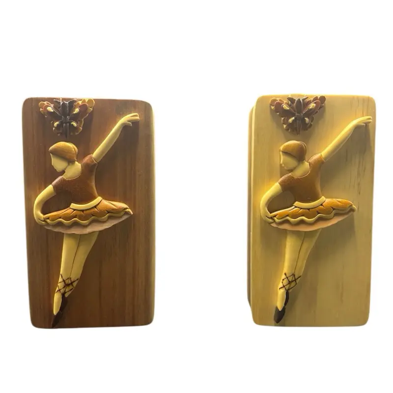 Ballerina Wooden Puzzle Box