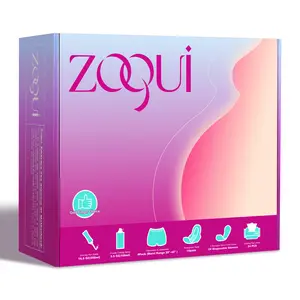 ZOQUI Postpartum Essentials Recovery  Kit for Women, Hot&Cold Packs, Cooling Liners,  Peri Bottle, Cooling Spray, Disposable Underwear, Postpartum Pads