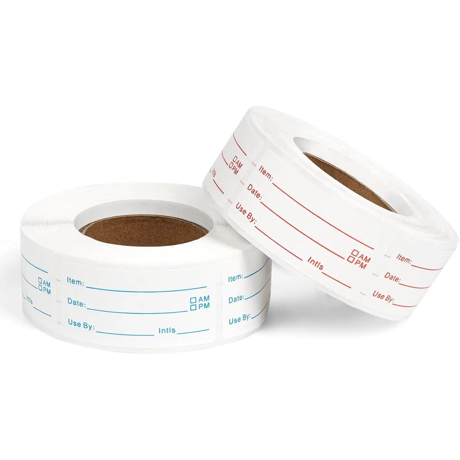 Removable Adhesive Office Labels (2 Rolls, 1000 Count, 1x2 inch) - Reusable Office Supplies for Kitchen Storage, Halloween Parties Labeling Needs
